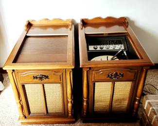 Magnavox Traditional Style Console Stereo Units