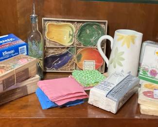 Entertaining Linens and Table Accessories Assortment