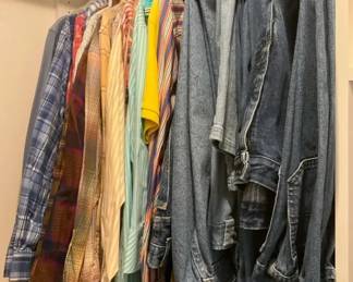 Womens ButtonDown Shirts  Denim Jackets  Pants ML