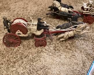 Vintage cast iron toys