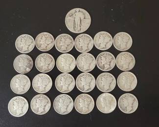 Mercury Dimes Liberty Quarter