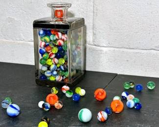 005 3 lb Lot of Vintage Marbles