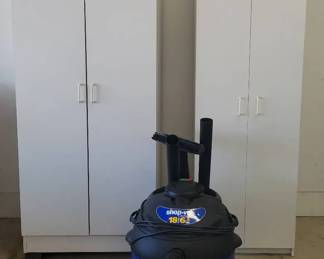 White Garage Storage ShopVac