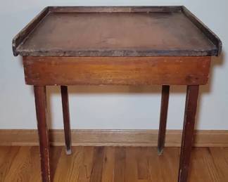 Antique Primitive Schooldesk