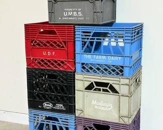 VTG Plastic Milk Crates