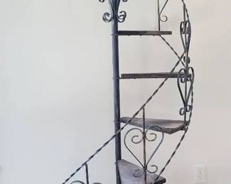 Vintage Plant Stand Lamppost 