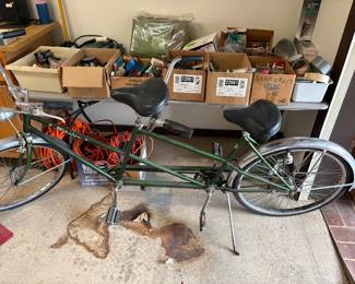 Vintage 1972 Schwinn bicycle built for two