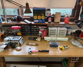 Storage cabinets, fall of nuts and bolts, paint camera for the ladies