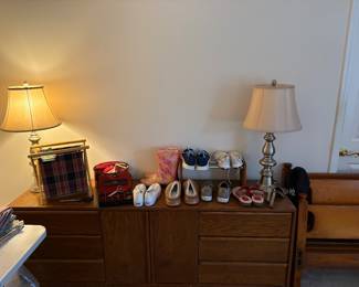 Huge bedroom, dresser, shoes, etc.