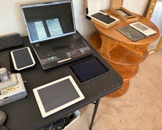 3 older iPads and a PC
