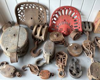 Vintage tractor seats