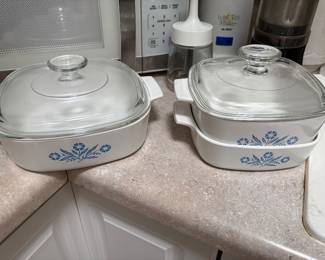 Vintage Corning ware bowls