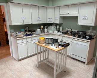 Kitchen, full of dishes and utensils