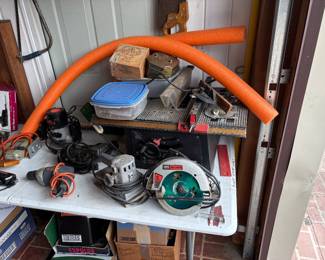 Table save, circular saw, router, sander
