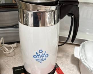 Vintage Corning Ware. Coffee maker