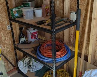 landscape tools and shelf