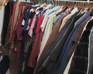 Women's Clothing & Shoes (Lg & X-lg Shirts) (14-18 Pants) (9-9.5 Shoes)