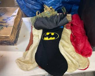 Holiday stockings of all types