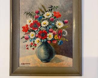 Mid-Century "Wild Flowers" by Anna Rosenblat 
