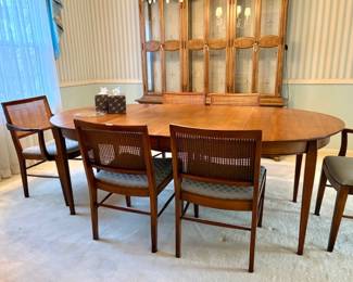 China Cabinet behind table is NOT FOR SALE! Family is keeping it.