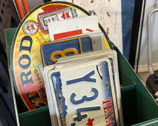 Various license plates