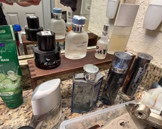 Men's Cologne - Kenneth Cole Black, Curve, Paris Hilton for men, Ed Hardy, Dolce and Gabana Light Blue