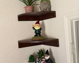 Various gnome figurines