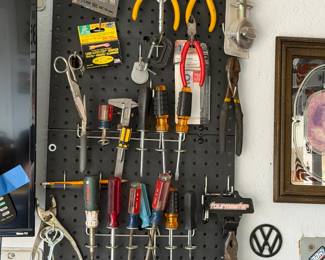 Screwdrivers, pliers