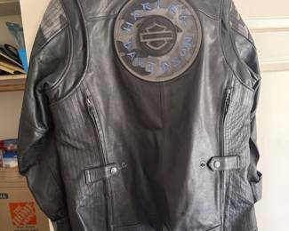 Harley Davidson leather motorcycle jacket