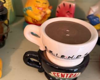 Friends/Central Perk shakers; Pineapple and watermelon shakers