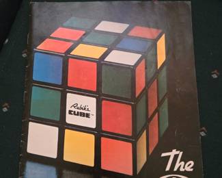 1980s instructional booklet titled "Rubik's Cube The Ideal Solution