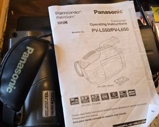 Panasonic camcorder