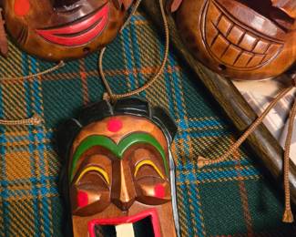 Korean wooden masks