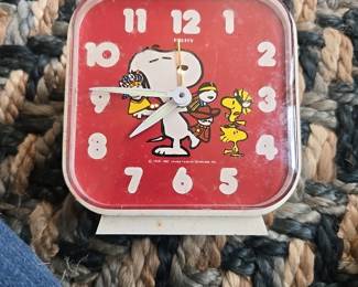 Peanuts alarm clocks