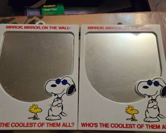 Vitage Snoopy mirrors