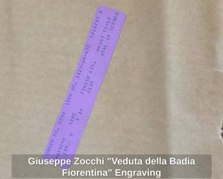 Giuseppe Zocchi Veduta della Badia Fiorentina Engraving second image