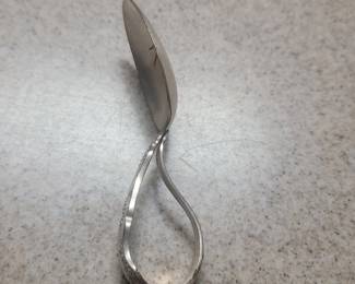 Antique Sterling Silver Spoon with Engraved Monogram second image