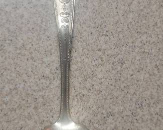 Sterling Silver Ladle with Ornate Handle