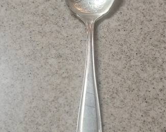 Silver Plated Serving Spoon  Bridal Wreath Pattern by Oneida Community