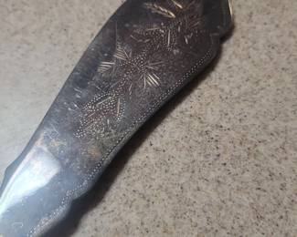 Sterling Silver Butter Knife with Engraved Blade  Gorham Sterling third image