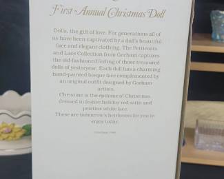 Gorham Petticoats  Lace First Annual Christmas Doll Christine second image