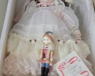 The Gorham Doll Collection Clara Limited Edition Doll with Nutcracker