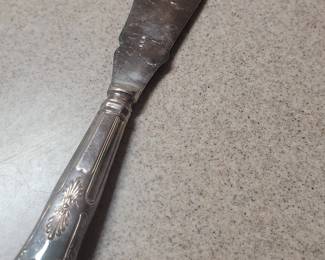 Sterling Silver Butter Knife with Engraved Blade  Gorham Sterling