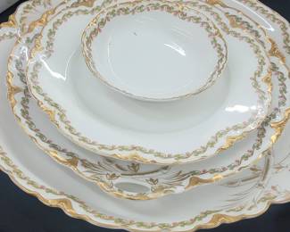 Haviland Limoges Clover Leaf Dinnerware Set