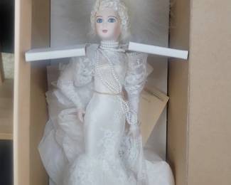 Gorham Your Valentine Lady Porcelain Doll  Felicia