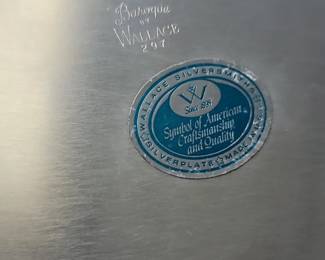 Wallace Baroque Silverplate Serving Tray second image