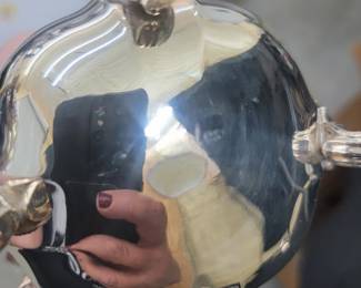 Wallace Baroque Silver Plated Sugar and Creamer Set third image