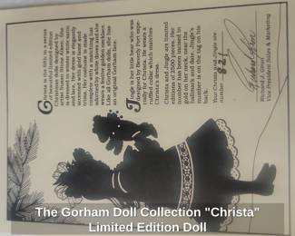 The Gorham Doll Collection Christa Limited Edition Doll second image
