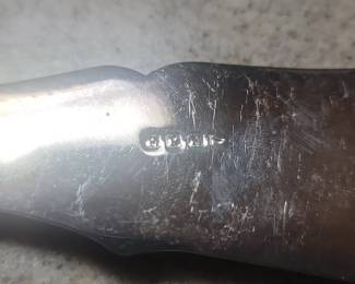 Sterling Silver Butter Knife with Engraved Blade  Gorham Sterling second image