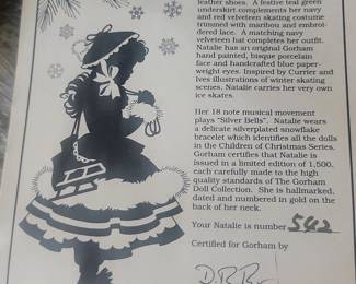 Gorham Natalie Limited Edition Doll third image